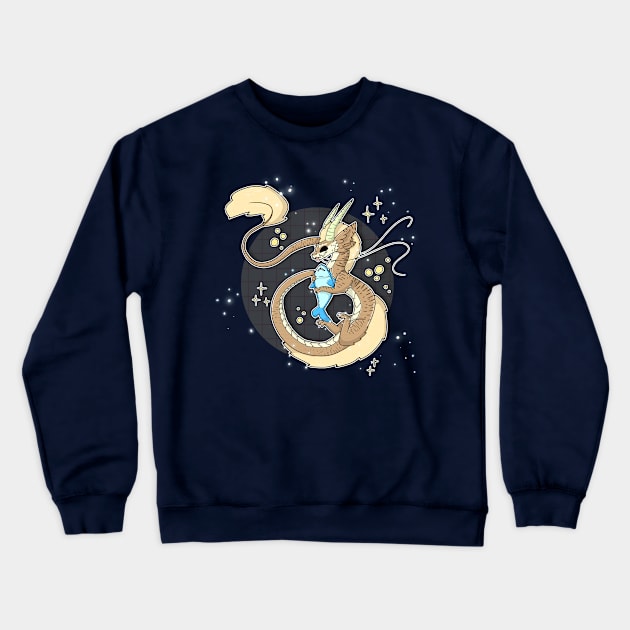 Livs Shark Dragon Crewneck Sweatshirt by Kylieotter